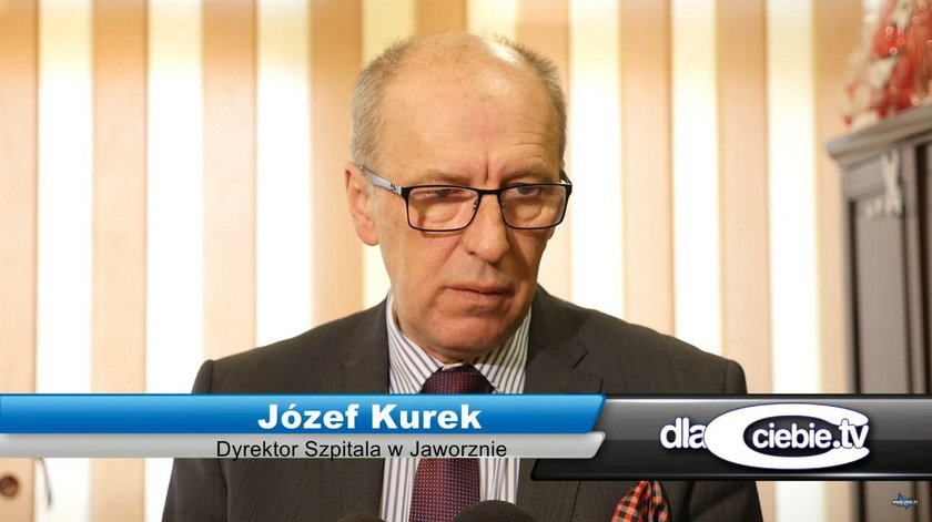 Józef Kurek, dyrektor szpitala w Jaworznie