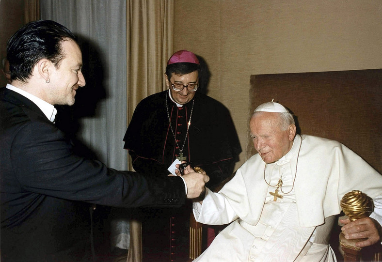 Jan Paweł II i Bono