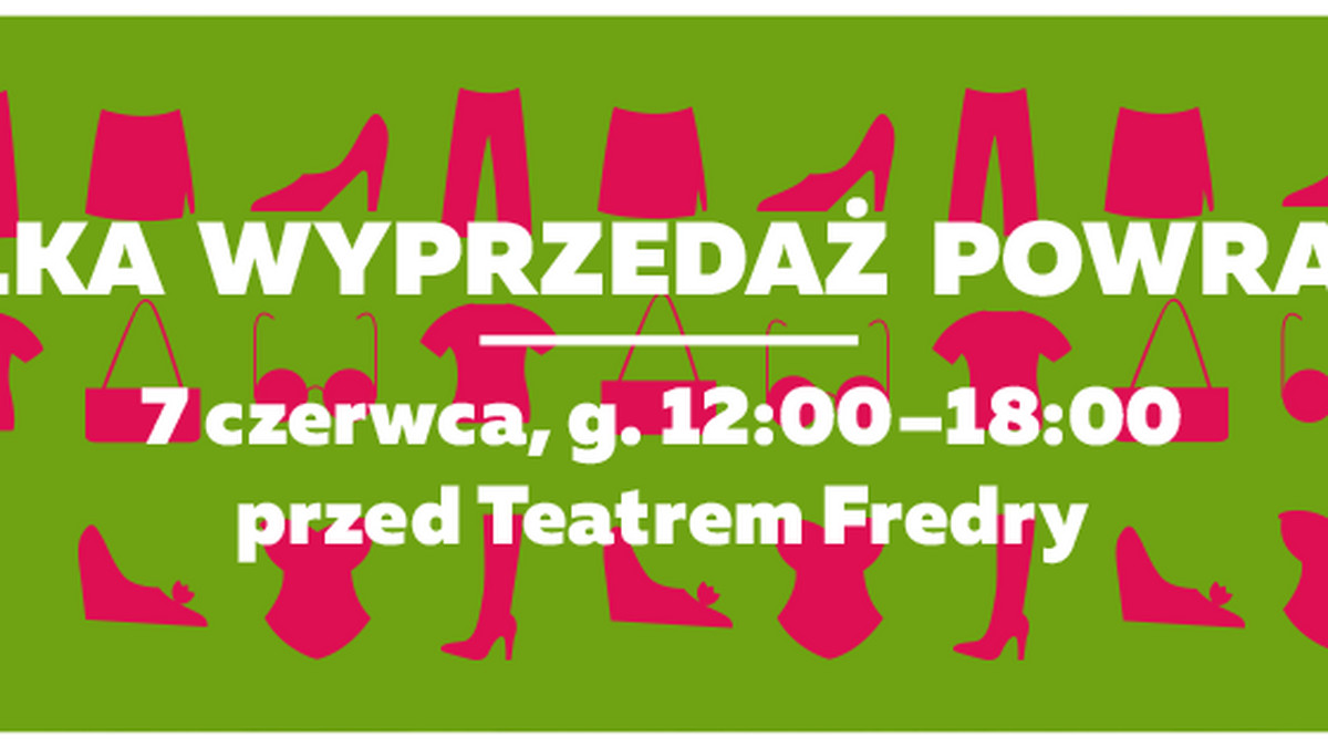 W niedzielę Teatr Fredry w Gnieźnie już po raz drugi zorganizuje wyprzedaż garażową, w trakcie której podzieli się swoimi skarbami. Chętni będą mogli nabyć teatralne kostiumy czy elementy scenografii.