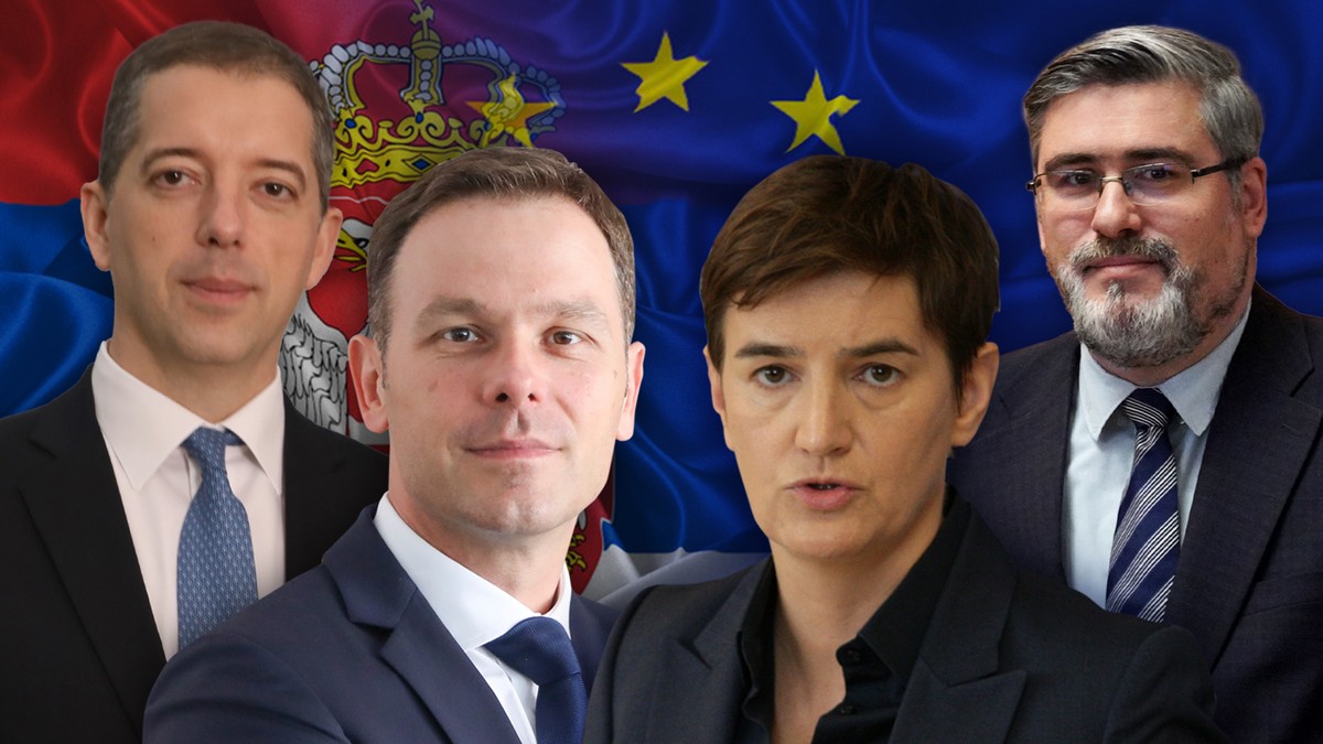Ana Brnabić, Siniša Mali, Marko Đurić, Nemanja Starović