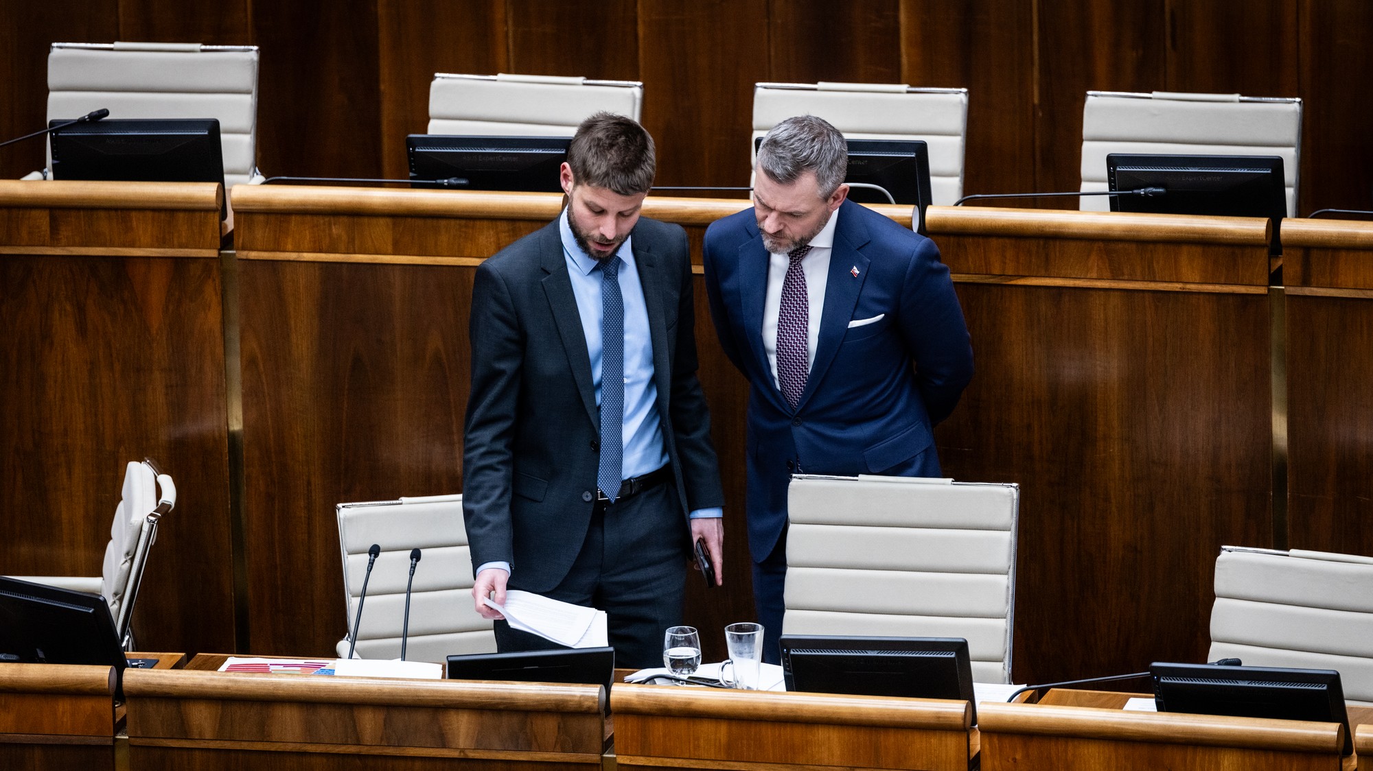Peter Pellegrini a Michal Šimečka
