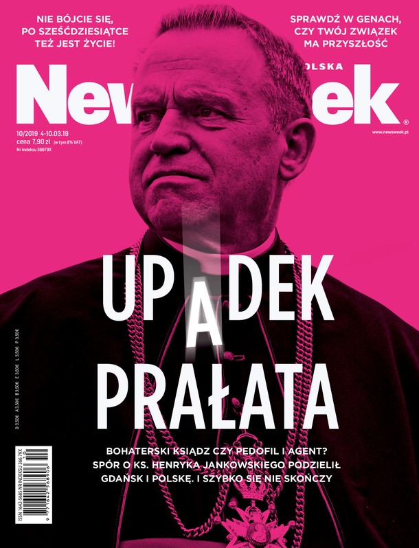 Henryk Jankowski okładka Newsweek 10/2019