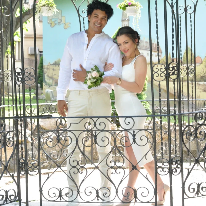 Lisdian Abreu de la Rosa i Ana Abreu Franić