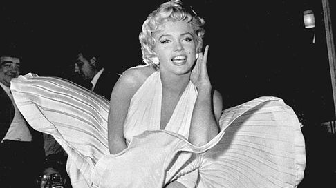 Marilyn Monroe to jedna z najbardziej rozpoznawalnych aktorek - domena publiczna