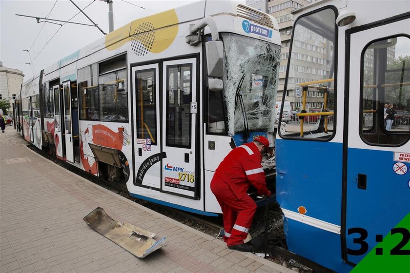 Zderzenie tramwajów we Wrocławiu