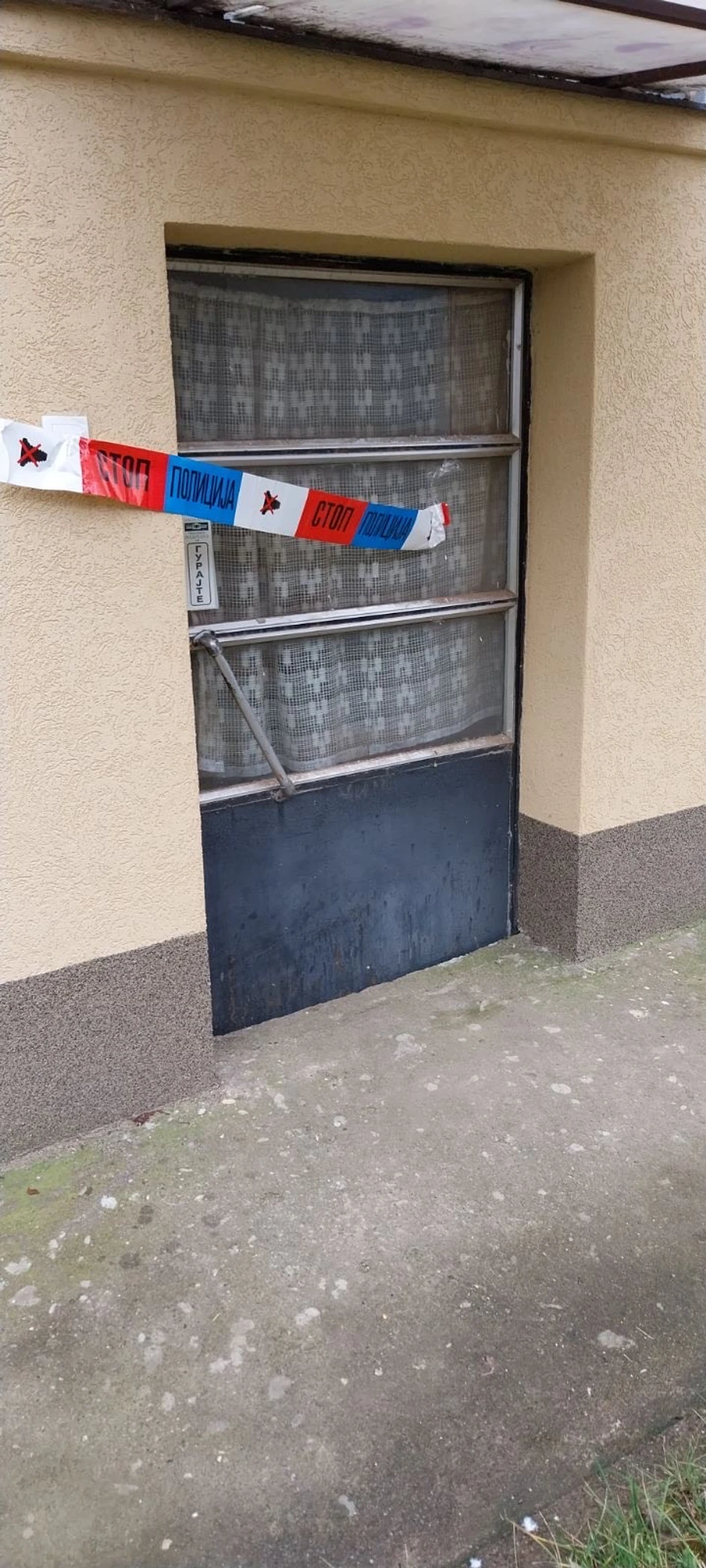 .Ulaz u suturen u kojem se desilo ubistvo