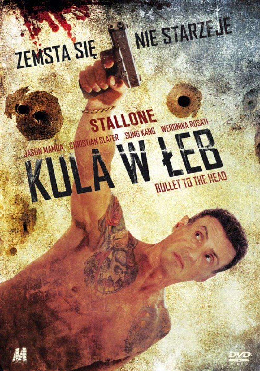 Plakat "Kula w Łeb" z Sylwestrem Stallone