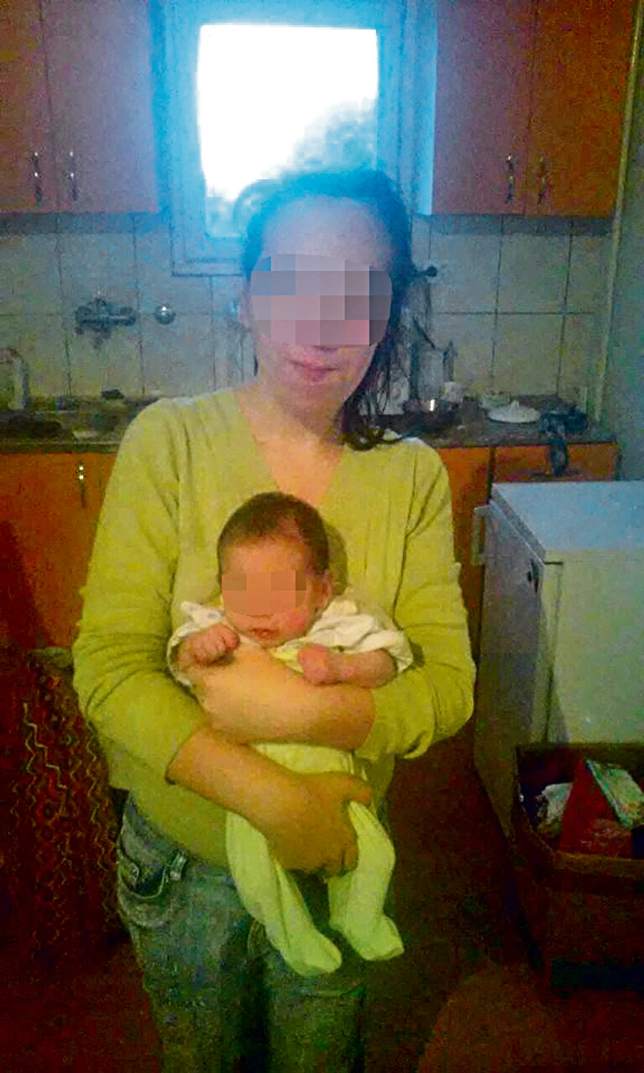 Slavica Sabo sa bebom