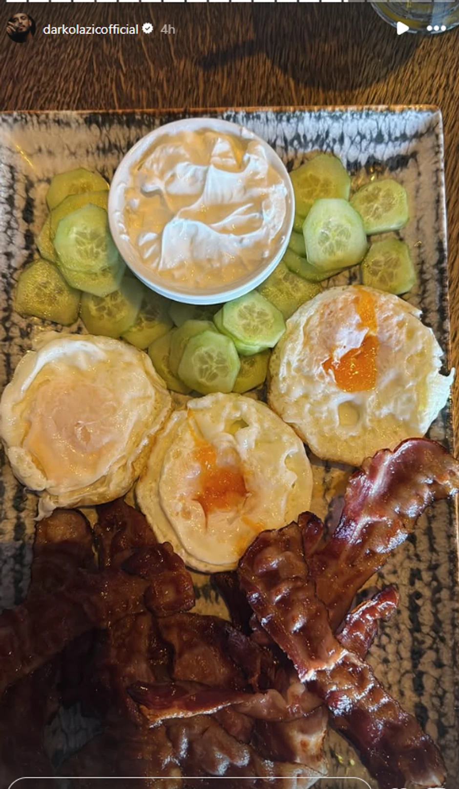 Darko Lazić pokazao ručak