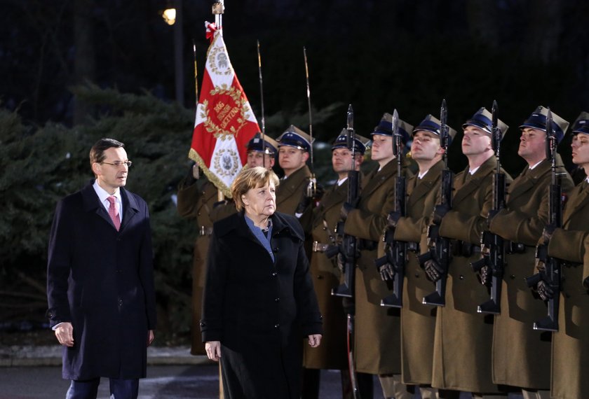 Angela Merkel spotkała się z premierem Morawieckim