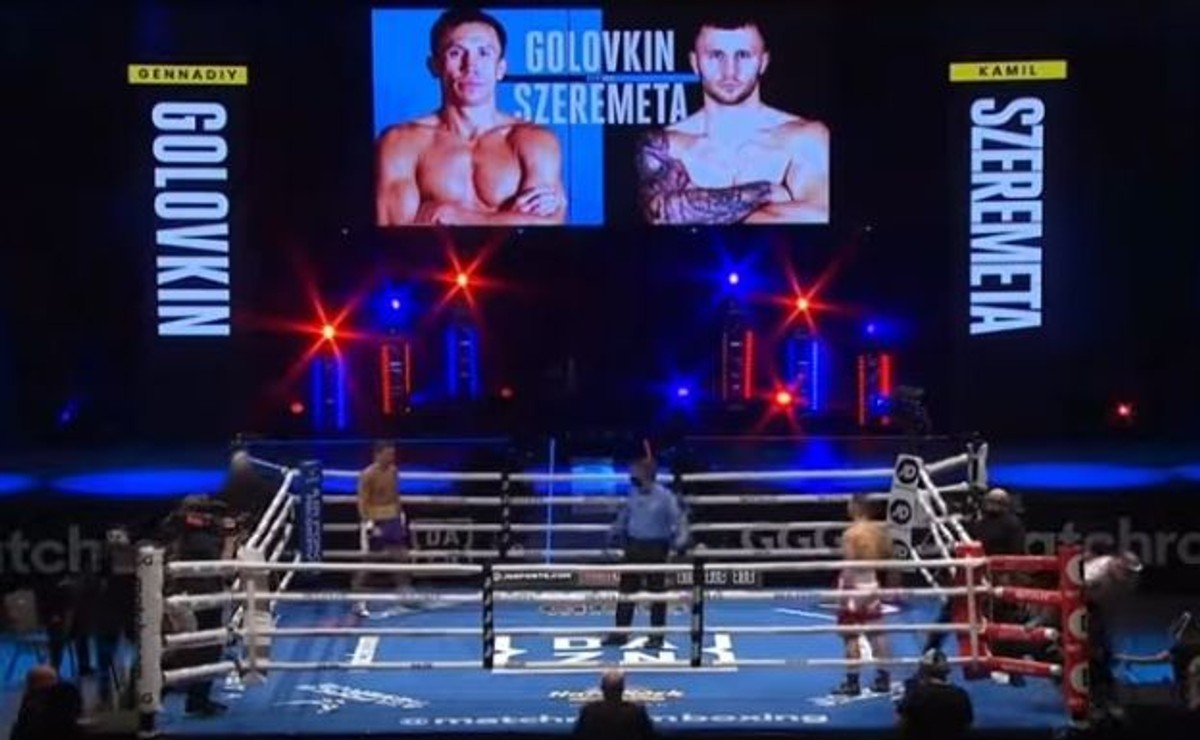 Kamil Szeremeta i Gienadij Gołowkin