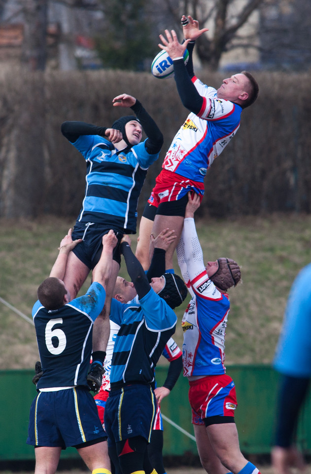 RUGBY LIGA POLSKA BLACHY PRUSZYŃSKI BUDOWLANI ŁÓDŹ OGNIWO SO