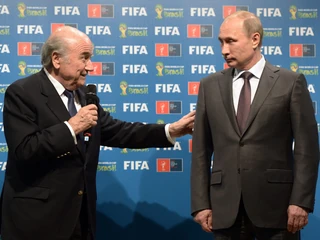 Sepp Blatter i Władimir Putin