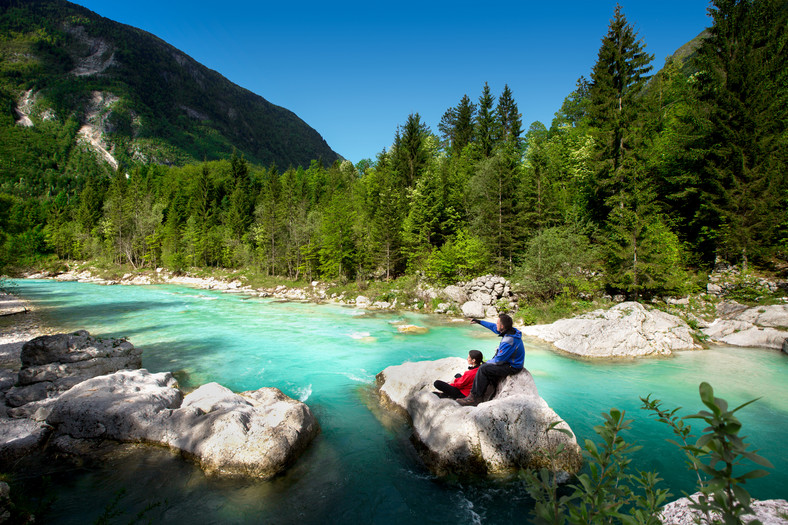 Rzeka Socza, Słowenia