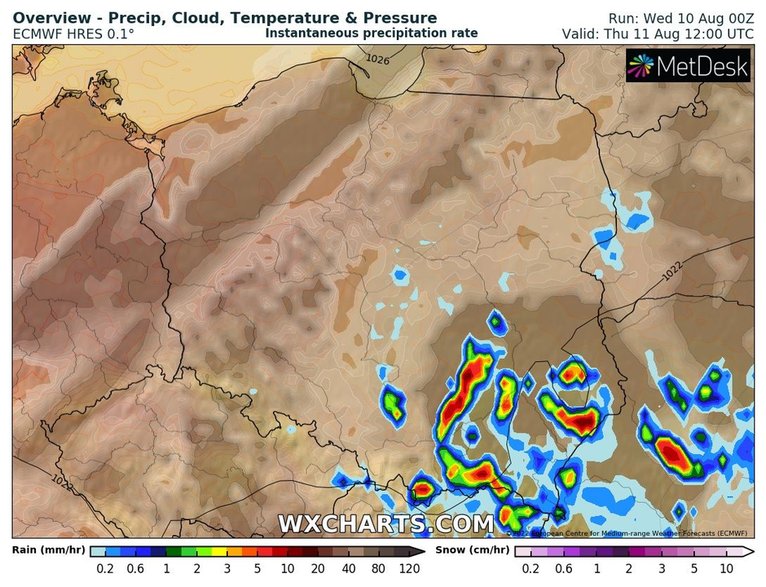 Od czwartku wracają burze