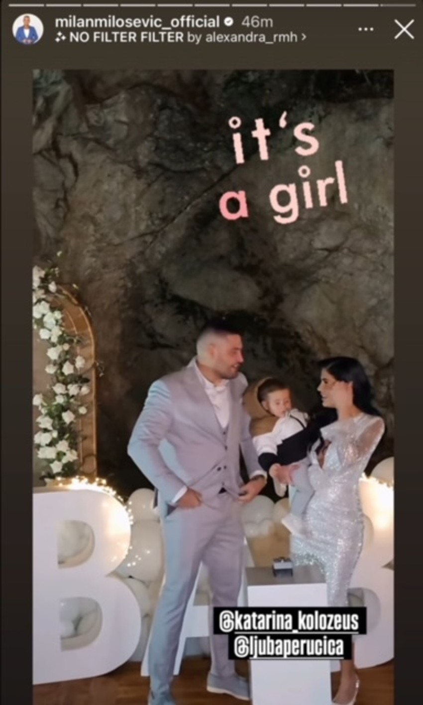 Ljuba i Kaća otkrili pol bebe