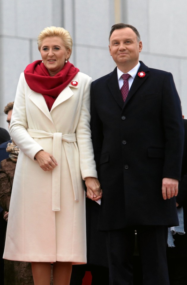 Andrzej Duda i Agata Kornhauser-Duda