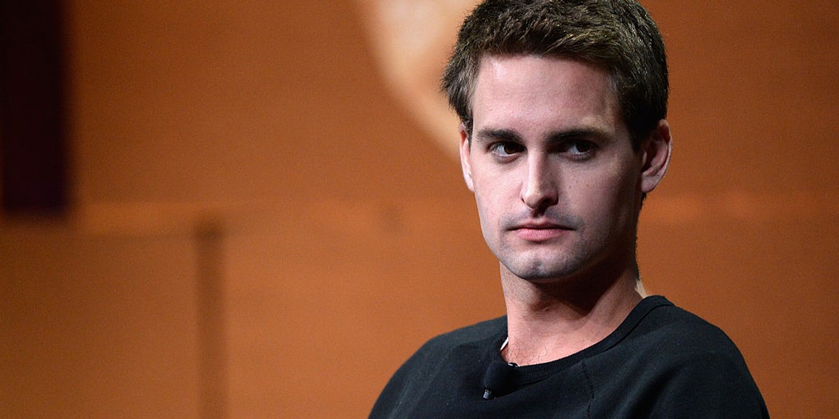 Na zdjęciu CEO Snap Inc. Evan Spiegel