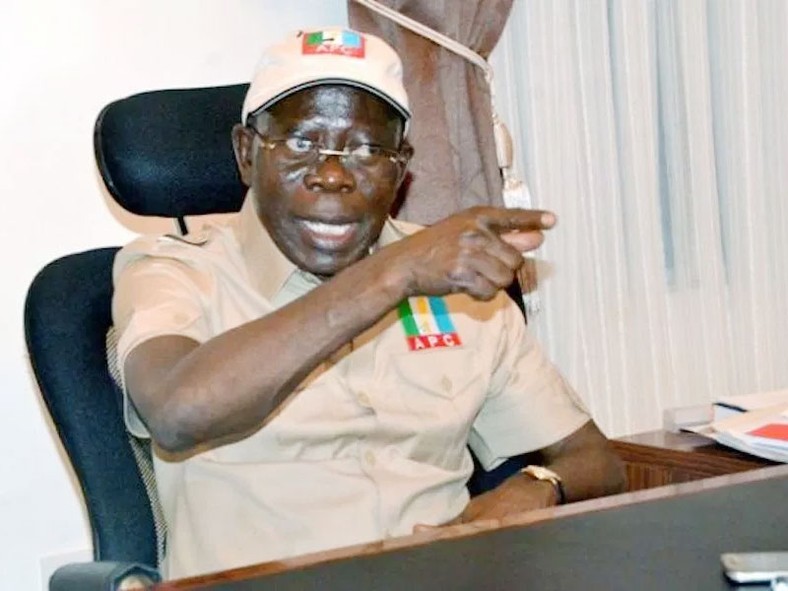 Adams Oshiomhole argues that Douye Diri of the PDP should not be sworn-in as governor of Bayelsa state because he did not meet the requirement stated by the Supreme Court.  [ThisDayLive]