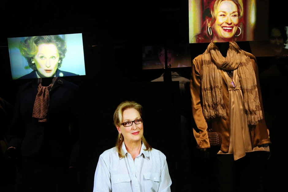 Meril Strip pored kostima koje je nosila u filmovima