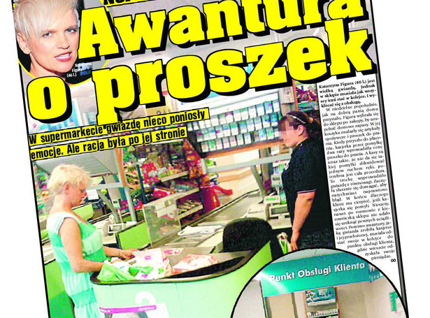 Figura awanturuje się o proszek