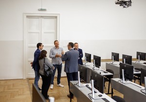 Branko Milutinović, suosnivač Nordeusa i Nordeus fondacije, sa prof dr Dejanom Gvozdićem