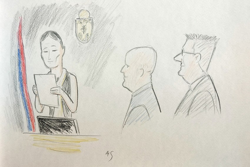 Soborac je skicirao i sudiju dok je čitala presudu Zoranu Marjanoviću