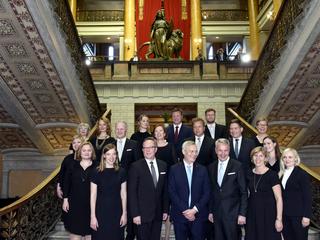 Family photo of the new Finnish government