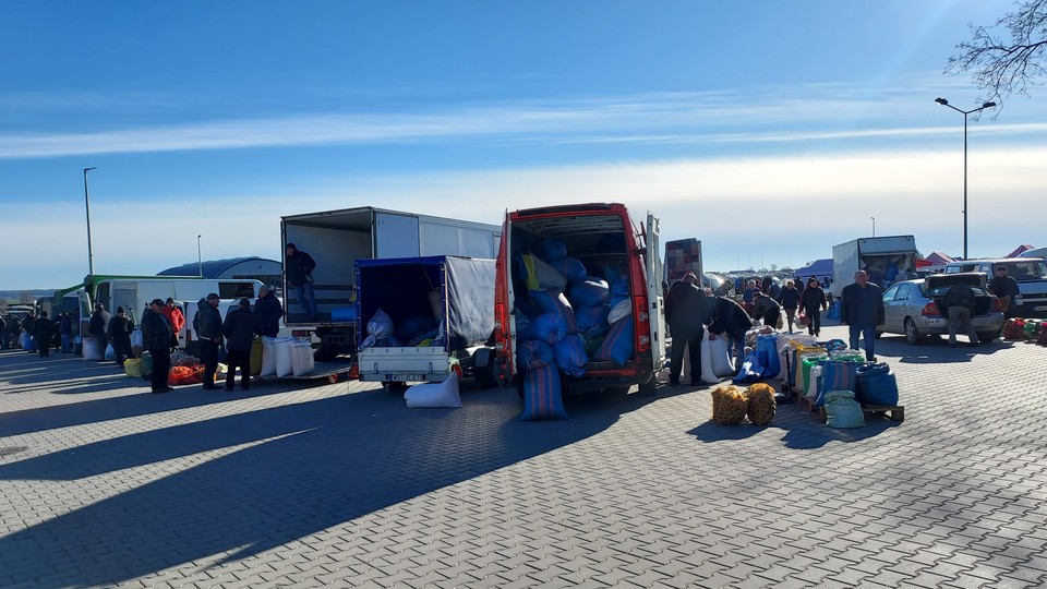 Rolnicy handlujący zbożem