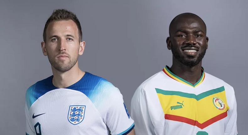 Harry Kane et Kalidou Koulibaly. Crédit : Michael Regan - FIFA/FIFA via Getty Images.