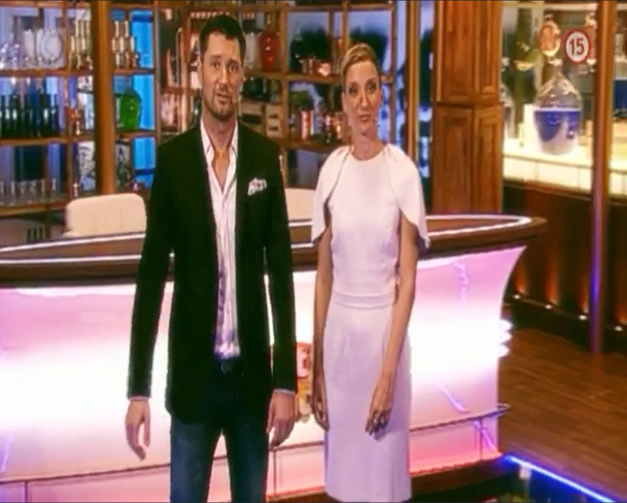 Petr Vágner a Adela Vinczeová v relácii Recept na bohatstvo.
