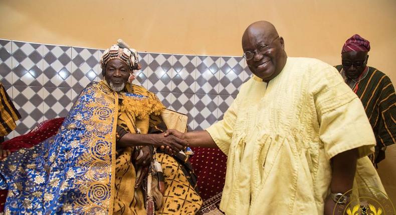 President Nana Addo Dankwa Akufo-Addo with new Yaa Naa