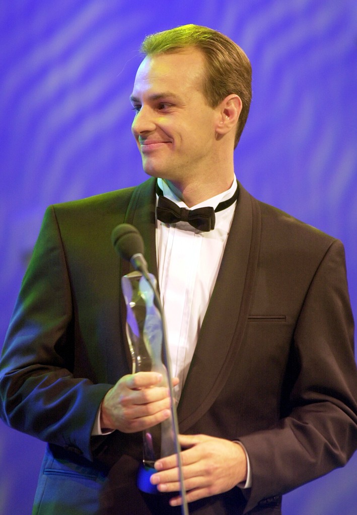 Moderátor Patrik Švajda.