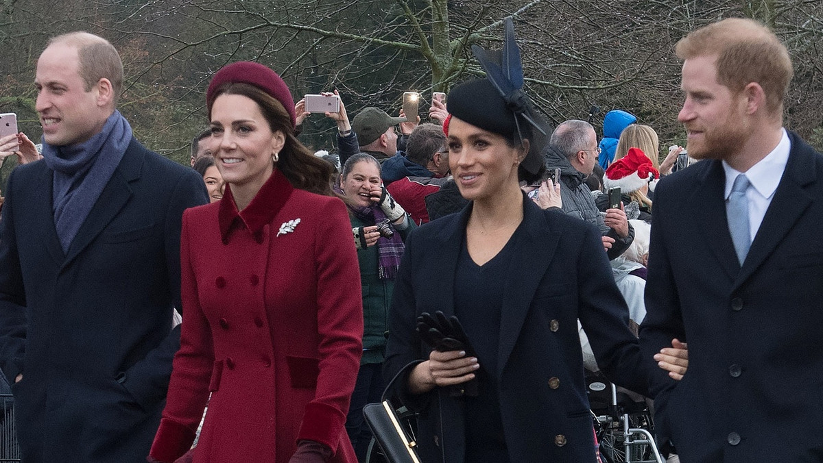 Książęta Cambridge - Kate i William oraz książęta Sussex - Meghan i Harry