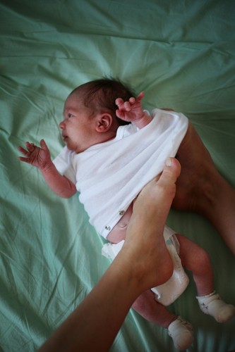 Urodziła zdrową córeczkę, Emilkę