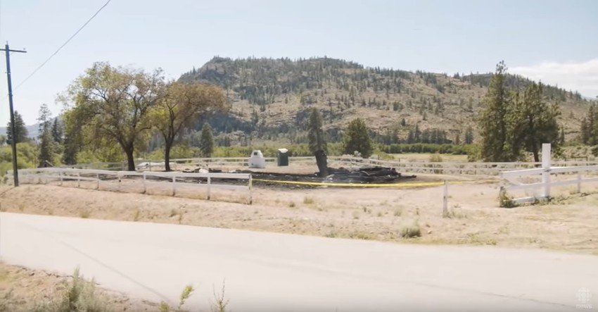 Zapaljena crkva u Britanskoj Kolumbiji u Kanadi