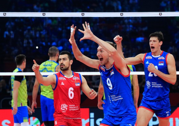 Odbojkaška reprezentacija Srbije, odbojkaška reprezentacija Slovenije