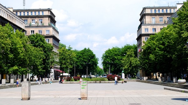 Aleja Róż w nowej hucie