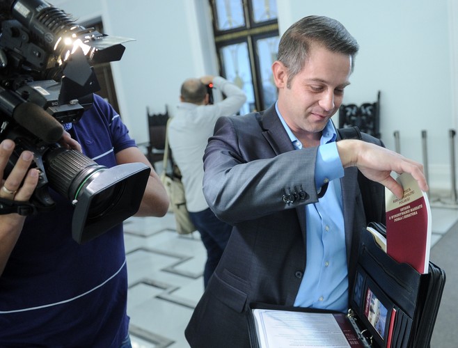 Tomasz Cimoszewicz na szkoleniu dla nowych posłów