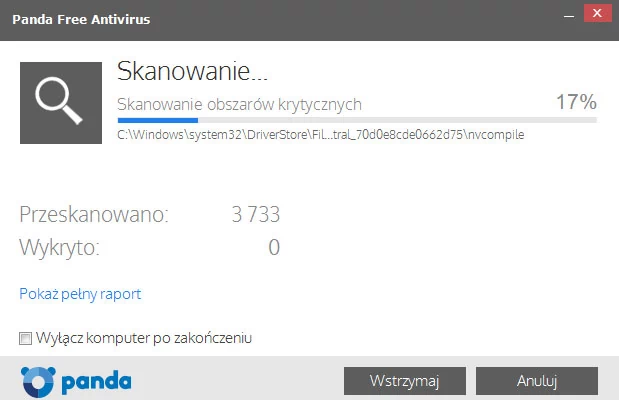 Panda Free Antivirus chroni nasz komputer w czasie rzeczywistym przed wirusami, programami szpiegującymi, trojanami, oraz innego rodzaju złośliwym oprogramowaniem.