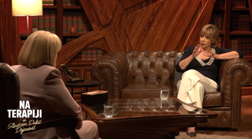 Suzana Petričević, emisija "Na terapiji sa Slavicom Đukić Dejanović"