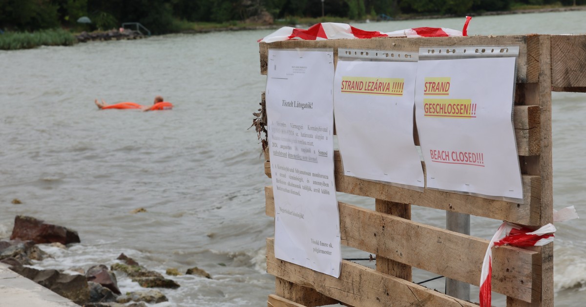 Most derült ki: nyáron hetekig ömlött a szennyvíz a Balatonba, ezért kellett bezárni a tihanyi strandot is