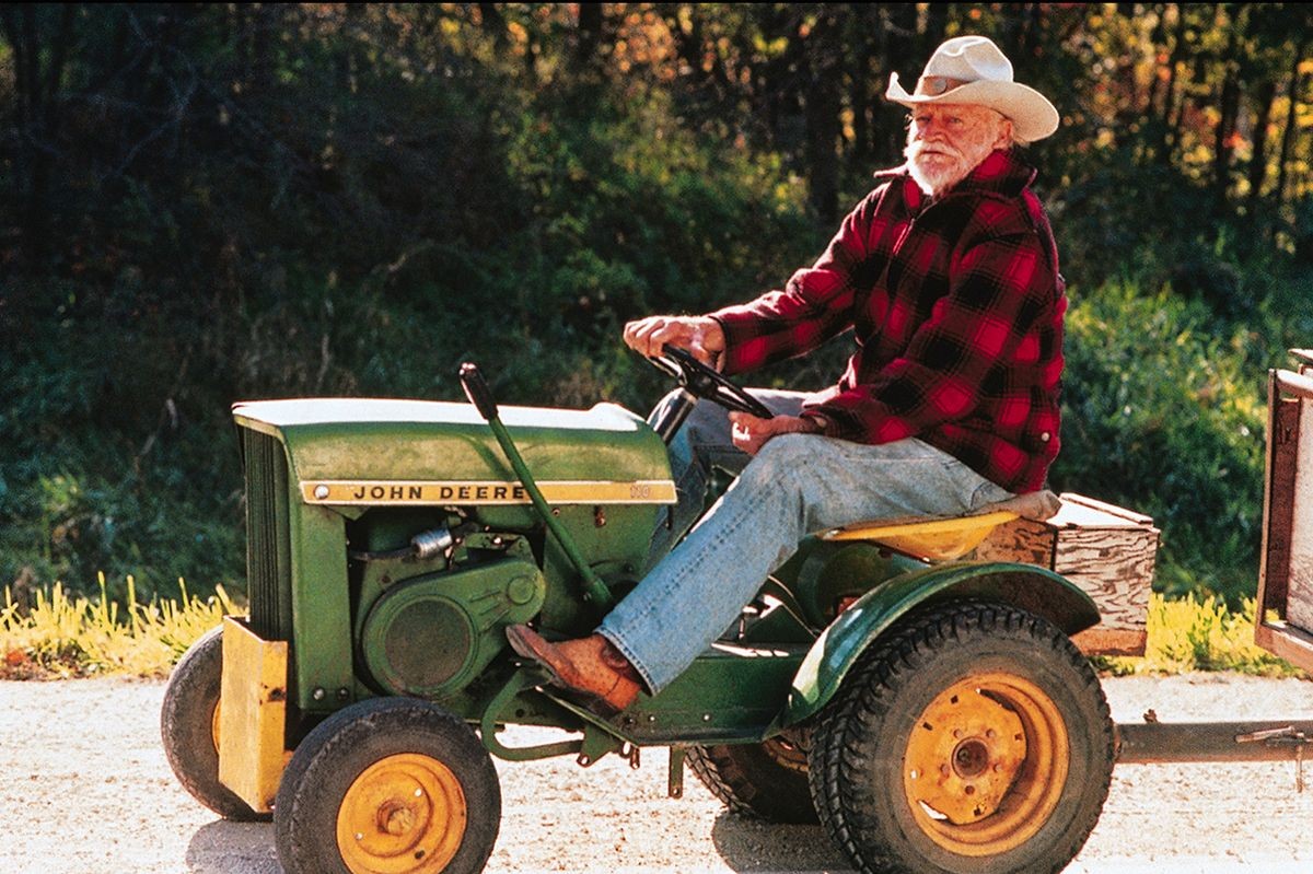 Richard Farnsworth w filmie "Prosta historia"