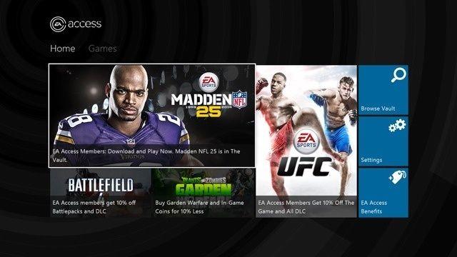 EA Access na Xboxe One (Zdroj: EA.com)