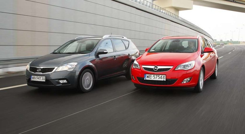 Kia cee'd SW kontra Opel Astra Sports Tourer: czy koreańskie kombi może być lepsze od niemieckiego?