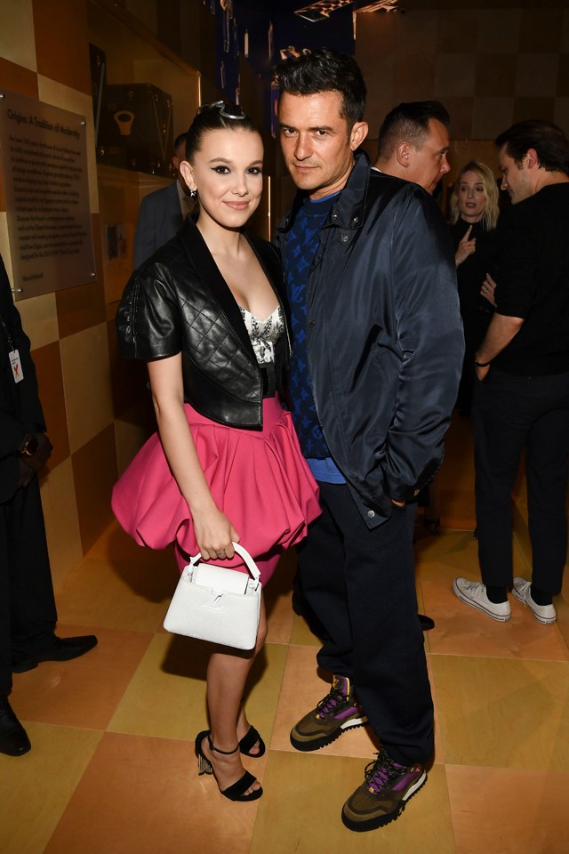 Orlando Bloom Millie Bobby Brown