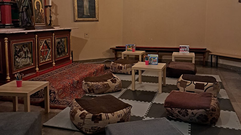 Sala dla dzieci w parafii w Pleszewie