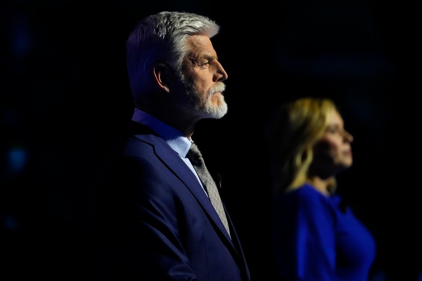 Petr Pavel i Danuša Nerudova tokom debate 