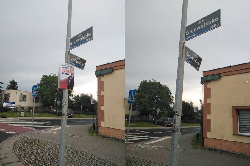 Poznań: strażnicy miejscy zdjęli plakaty Andrzeja Dudy. Interweniuje MSZ