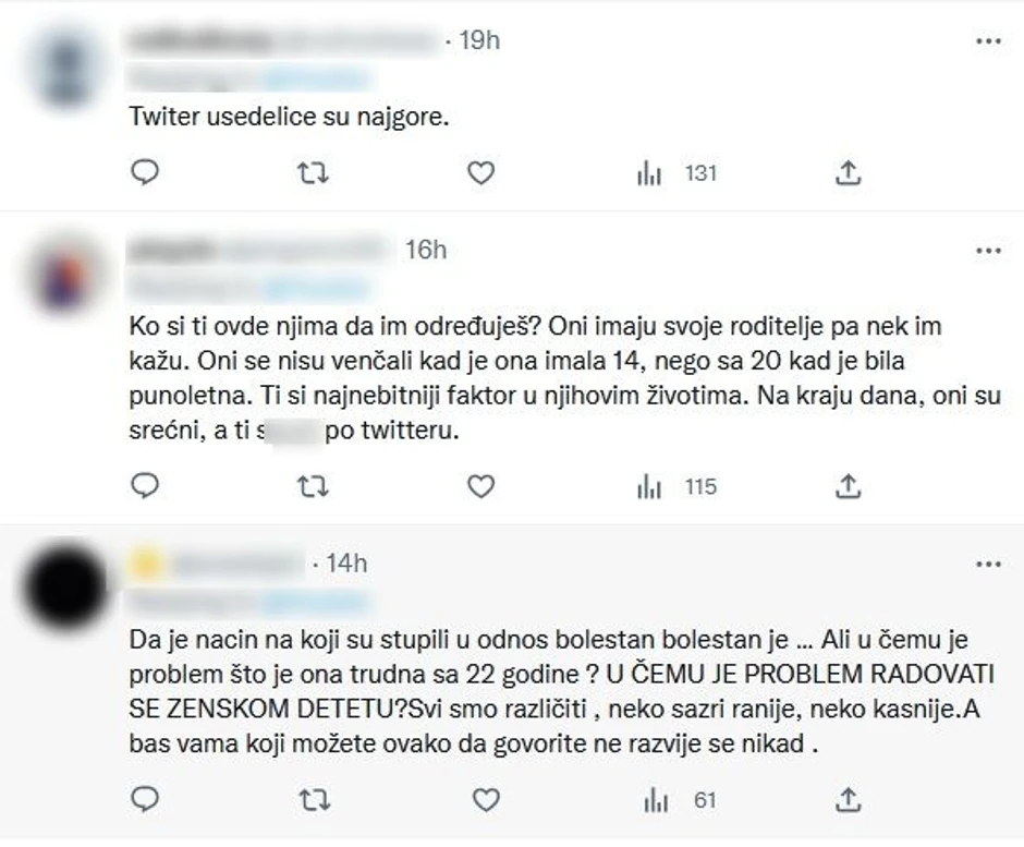 Komentari o Adriani Kadar i Savi Džehveroviću